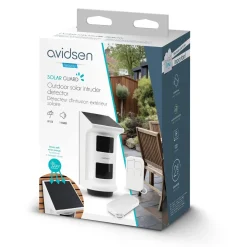 Sensore volumetrico esterno antifurto con sirena Solar Guard Avidsen 110 dB