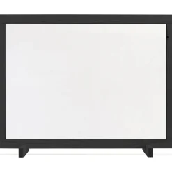 Separatore in legno parafiato 100 cm x 70 cm tinto nero