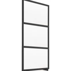 Separatore in legno parafiato 100 cm x 190 cm tinto nero