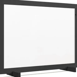 Separatore in legno parafiato 70 cm x 50 cm tinto nero