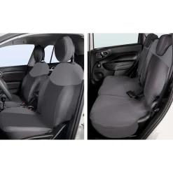 Serie completa coprisedili Fiat 500L antracite e grigio piombo