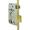 Serratura ad infilare per porte in legno con bordo quadro entrata 50