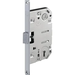 Serratura patent mediana interasse 18 con bordo tondo E50 cromo sat