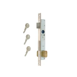 Serratura verticale da infilare per porte metalliche entrata 15 mm