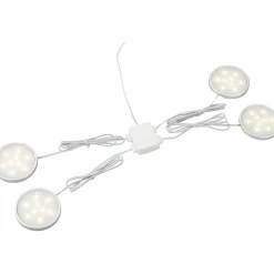 Set 4 barre led sottopensili 8,6 W 420 lm argento