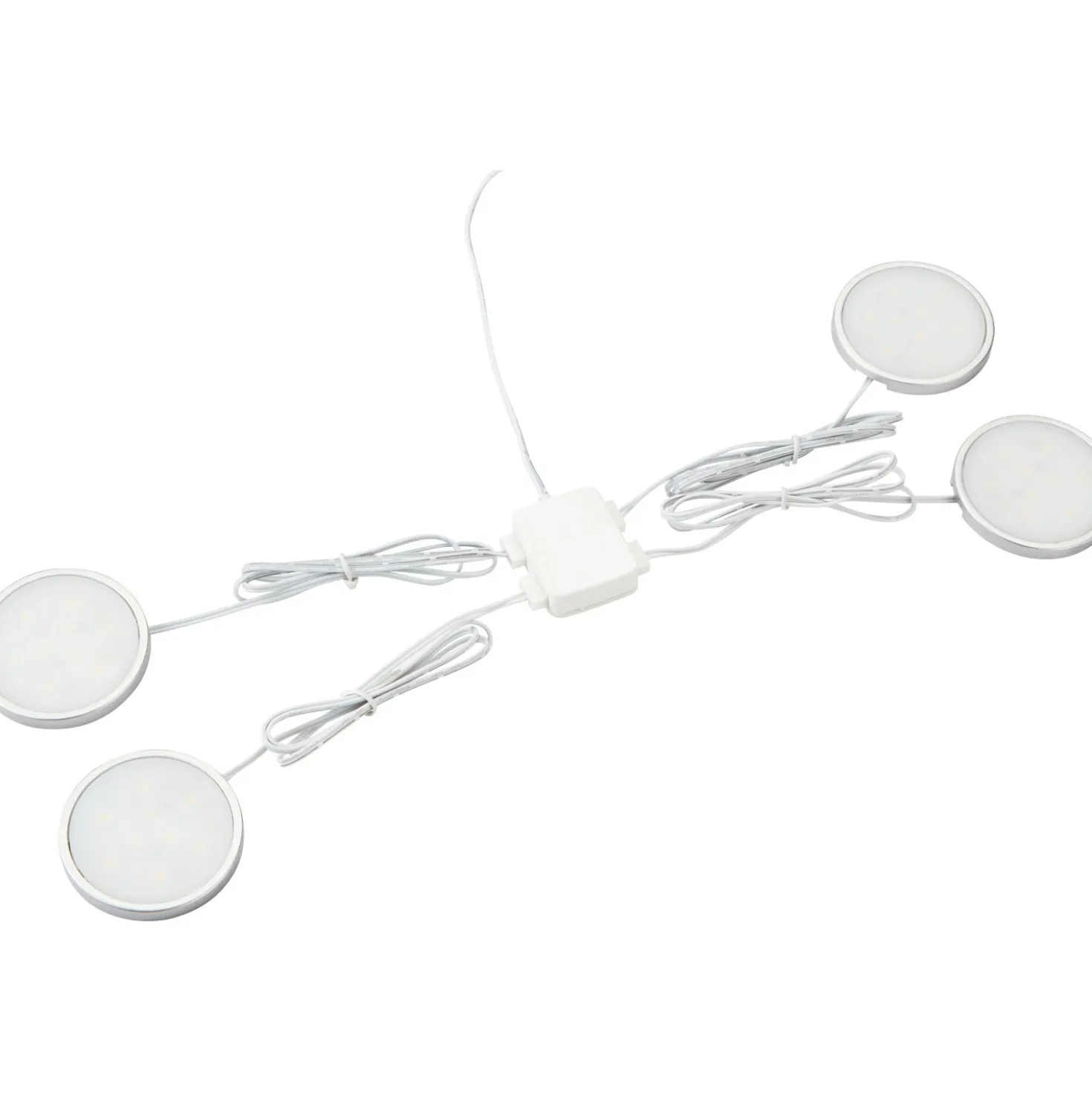 Set 4 barre led sottopensili 8,6 W 420 lm argento