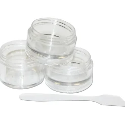 Set 3 contenitori per creme con spatola