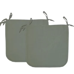 Set 2 cuscini quadrati arredo giardino tinta unica
