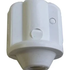 Set 4 dadi e tiranti in plastica per sedile WC