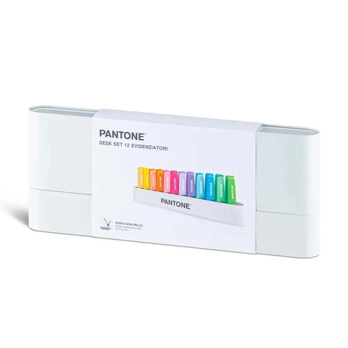 Set 12 Evidenziatori assortiti 6 PASTEL + 6 FLUO Osama PANTONE