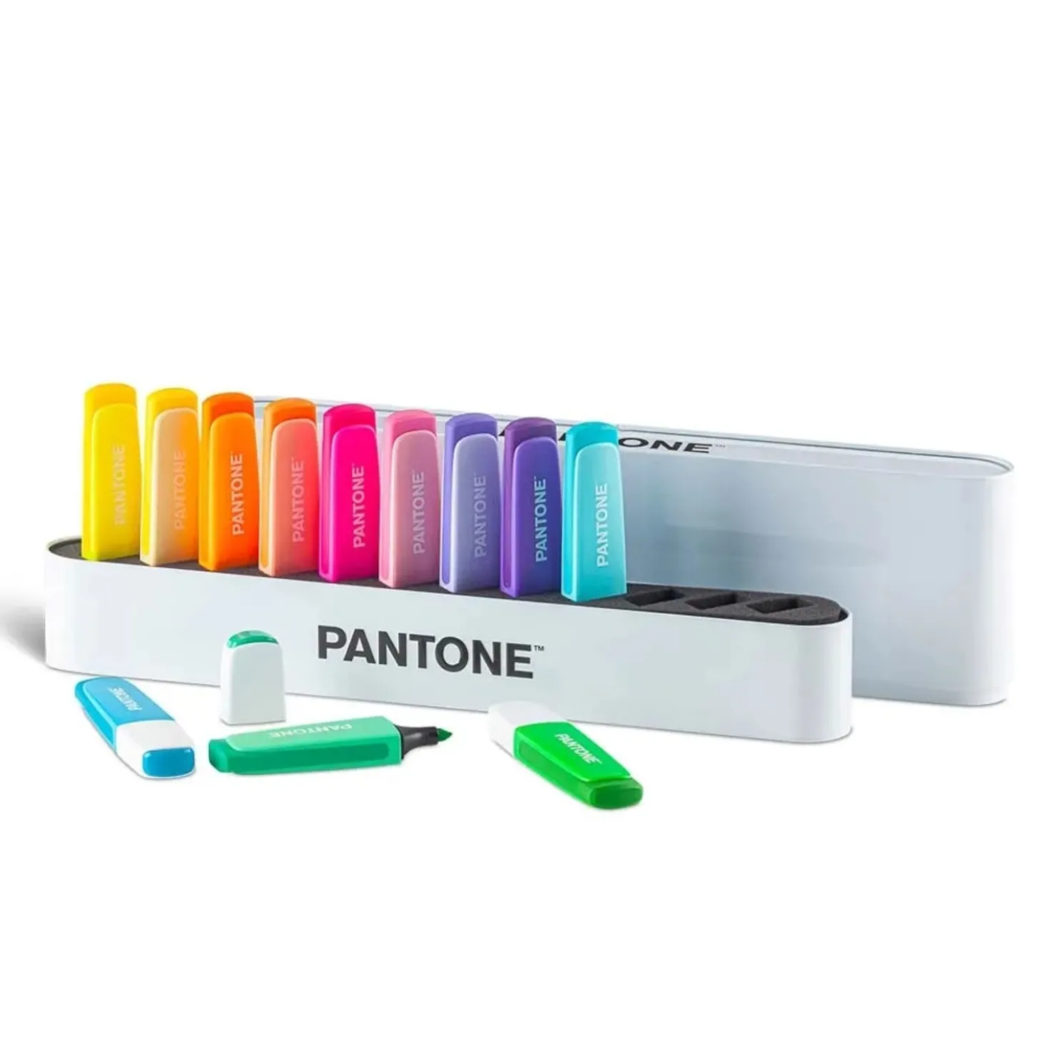Set 12 Evidenziatori assortiti 6 PASTEL + 6 FLUO Osama PANTONE