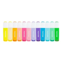 Set 12 Evidenziatori assortiti 6 PASTEL + 6 FLUO Osama PANTONE