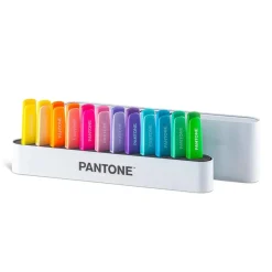 Set 12 Evidenziatori assortiti 6 PASTEL + 6 FLUO Osama PANTONE