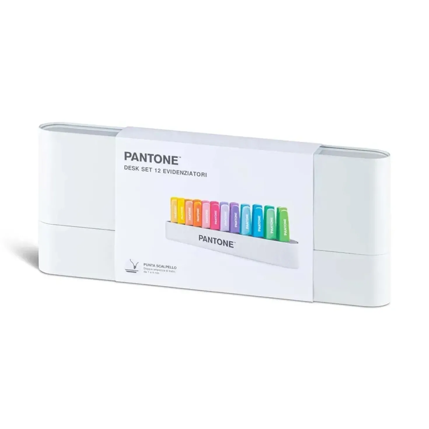 Set 12 Evidenziatori assortiti 6 PASTEL + 6 FLUO Osama PANTONE