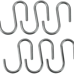 Set 6 ganci a S linea Lonardo