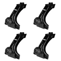 Set 4 piedi da grondina per barre portatutto SquareBar 15 cm 100 Kg