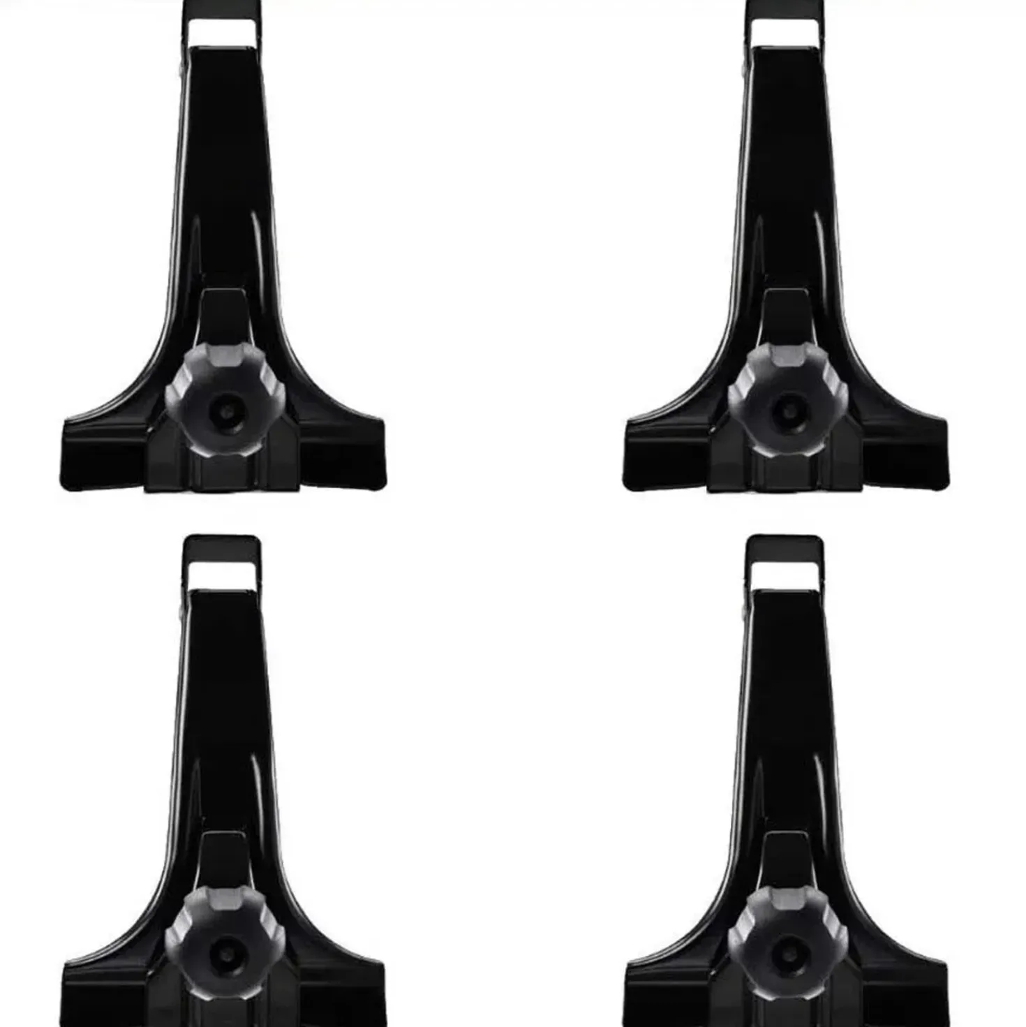 Set 4 piedi da grondina per barre portatutto SquareBar 20 cm 100 Kg