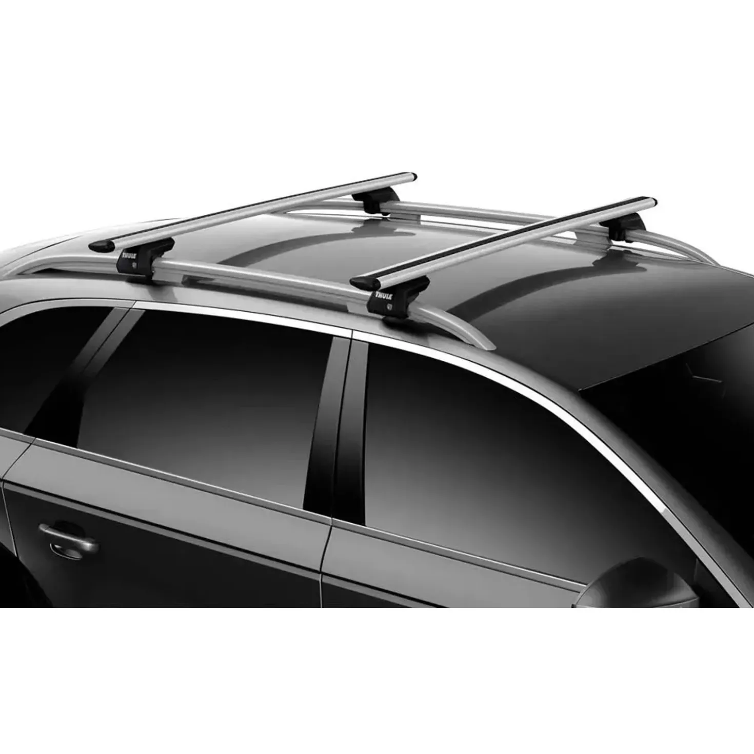 Set 4 piedi Evo Raised Rail per barre portatutto P 100 Kg
