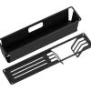 Set accessori lavello Idrostile acciaio inox 408x50 mm nero