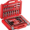 Set assortito di bussole esagonali ed inserti per avvitatura (100 pz)