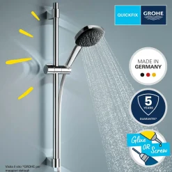 Set asta doccia a 3 getti Grohe Vitalio Comfort 110