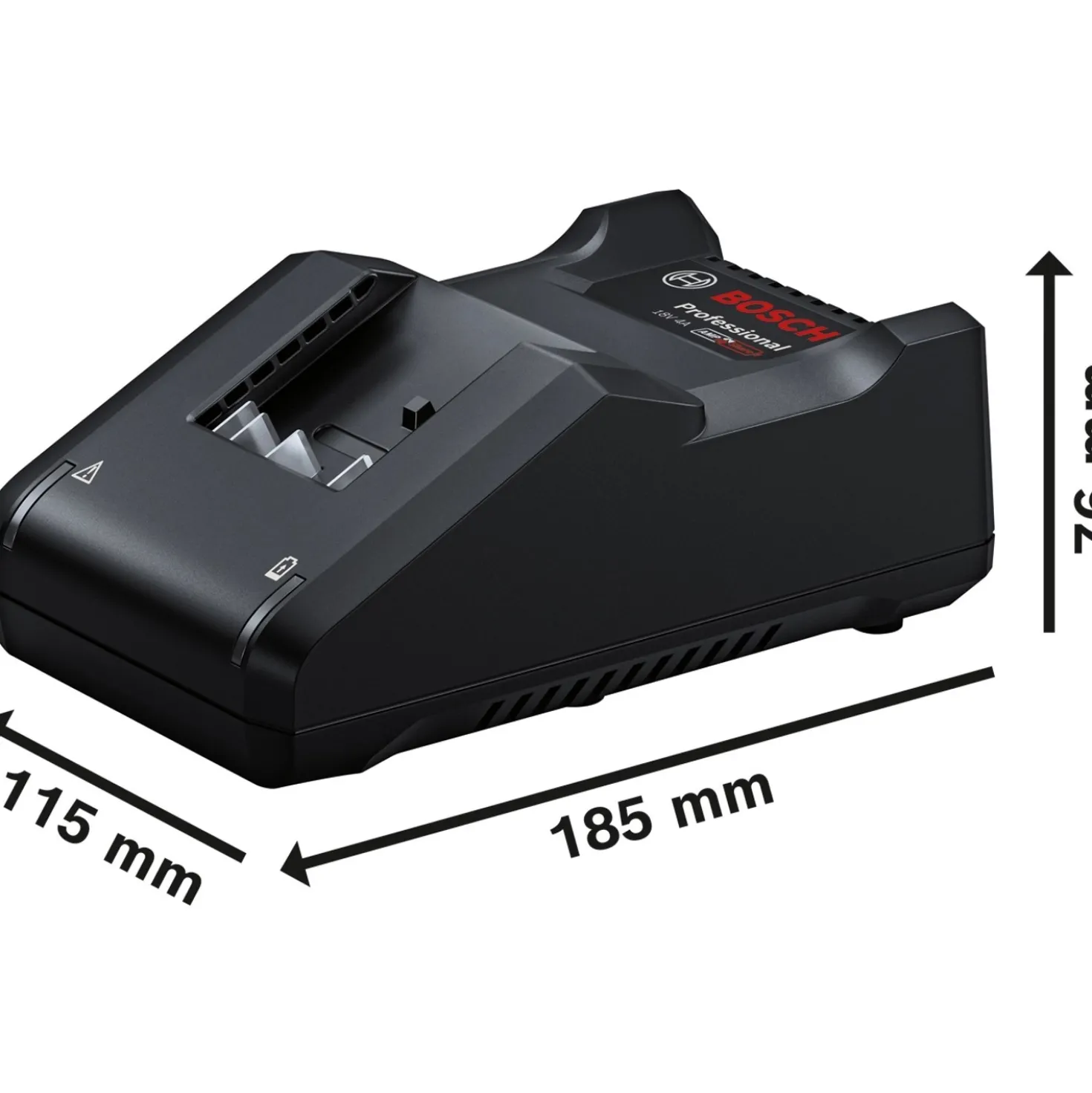Set avviamento batteria Bosch 1x ProCORE18V 4,0 Ah caricabatterie GAL 18V-40