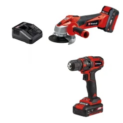 Set avvitatore-smerigliatrice a batteria Einhell TC-TK 18 Li 18 V 4,5 Ah