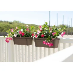 Set balcone Ethica in plastica tortora 50 cm