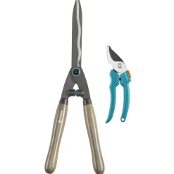 Set cesoie per siepi e forbici da giardino Gardena EasyCut