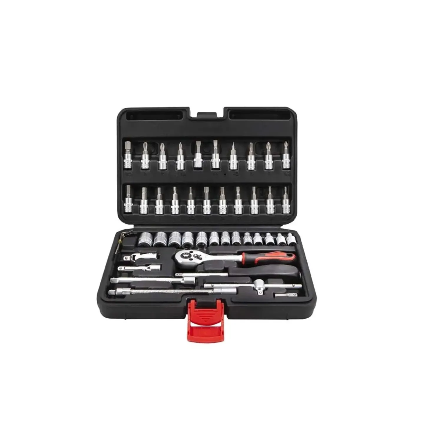Set chiavi a bussola e inserti 1/4" lti 46 pz
