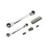 Set chiavi poligonali a cricchetto LUX-TOOLS Professional 15 pz 8 in 2