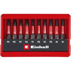 Set di inserti Einhell Impact tascabile 10 pz