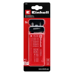 Set di inserti Einhell in scatola dispenser 9 pz