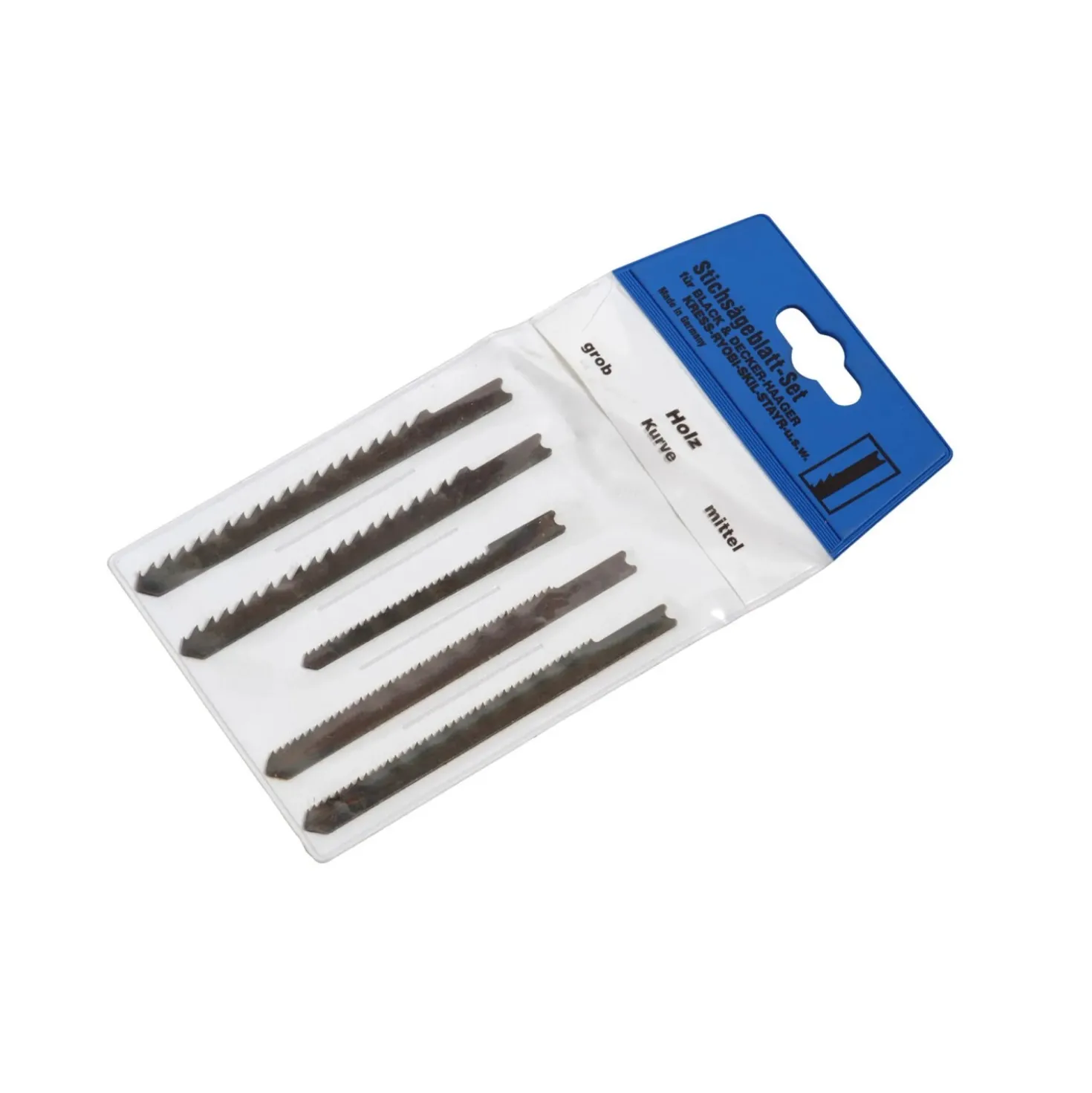 Set di lame per seghetto alternativo LUX-TOOLS codolo a U 5 pz
