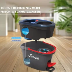 Set di mop Vileda H2PrO Spin con sistema a doppio serbatoio
