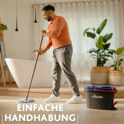 Set di mop Vileda H2PrO Spin con sistema a doppio serbatoio