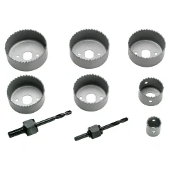 Set di seghe a tazza LUX-TOOLS 9 pz
