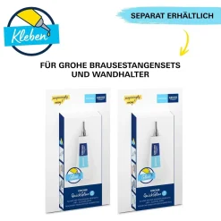 Set doccia Grohe Vitalio Start 110 Nero opaco con 2 tipi di getto Quickfix