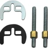 Set fissaggio per rubinetti 2 fori