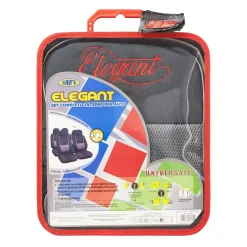 Set fodere completo per sedili auto con copripoggiatesta grigio
