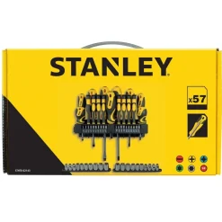 Set giraviti inserti e chiavi a bussola Stanley 57 pz
