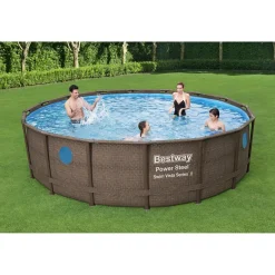 Set piscina fuori terra Bestway® Power Steel™ Swim Vista™ II 4.88 m x 1.22 m