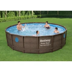 Set piscina fuori terra Bestway® Power Steel™ Swim Vista™ II 4.88 m x 1.22 m