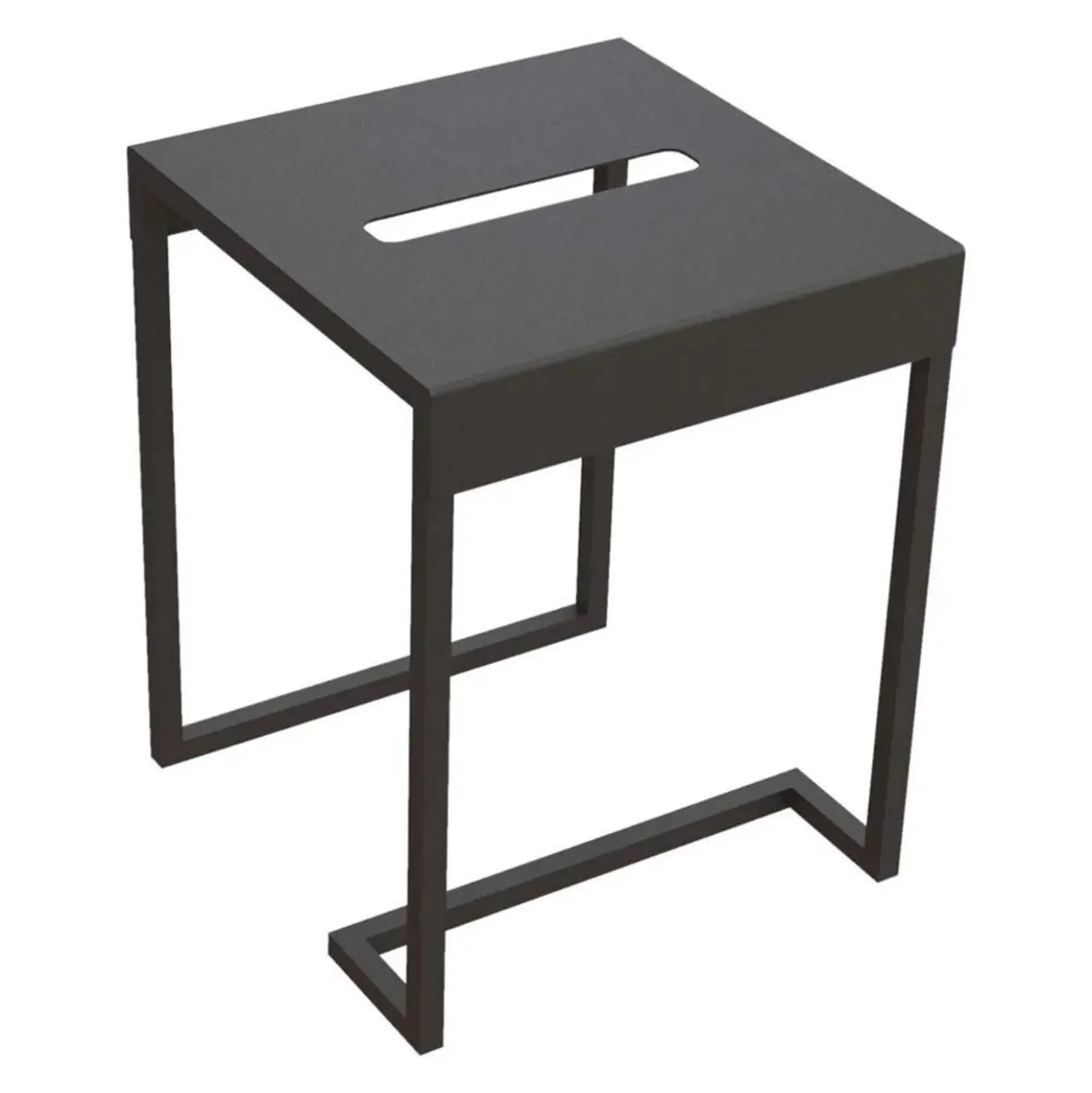 Sgabello bagno multifunzione Idrostile 324x402 mm nero