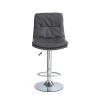 Sgabello estensibile Paco 45x36x60/80 cm Grigio 4 pz