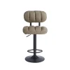 Sgabello estensibile Tati 43x40x61/81 cm Tortora 4 pz