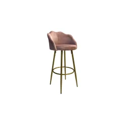 Sgabello Orel 100x54x55 cm Rosa 4 pz