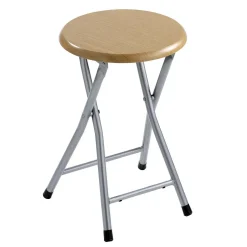 Sgabello Pero in MDF e metallo H 46 cm