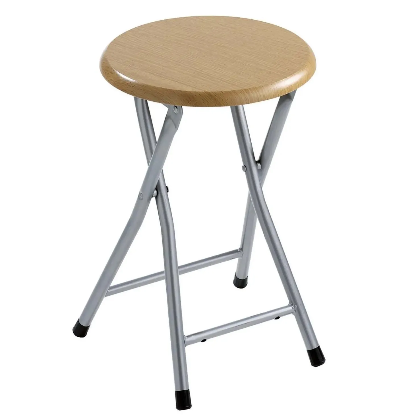 Sgabello Pero in MDF e metallo H 46 cm