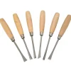 Sgorbie per legno set 6 pz